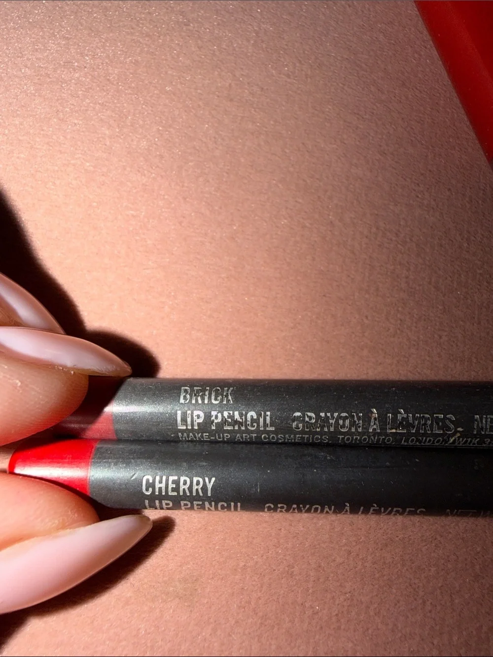 Lip Bundle - Bright Red and Nude